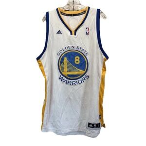 Adidas NBA Golden State Warriors Jersey Tank Sz L #8‎ Ellis Embroidered Bsktball